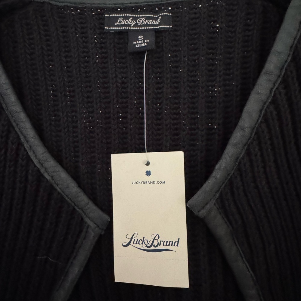 Lucky Brand Women's Black Cardigan